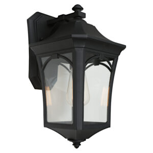 Cougar Lighting Burston 1LT Large Wall Light in Black COU-BURS1ELGBLK