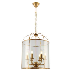 Cougar Lighting Clovelly 6LT Pendant Light in Gold COU-CLOV6PGLD
