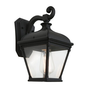 Cougar Lighting Hotham 1LT Wall Light in Black COU-HOTH1EBLK