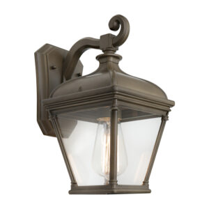 Cougar Lighting Hotham 1LT Wall Light in Old Bronze COU-HOTH1EOBR
