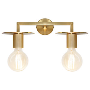 Cougar Lighting Inka 2LT Wall Light in Gold COU-INKA2WGLD