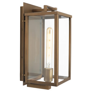 Cougar Lighting Lille 1LT Wall Light in Aged Brass COU-LILL1EAGB
