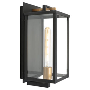 Cougar Lighting Lille 1LT Wall Light in Black COU-LILL1EBLK