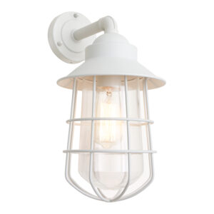 Cougar Lighting Lincoln 1LT Wall Light in White COU-LINC1EWHT