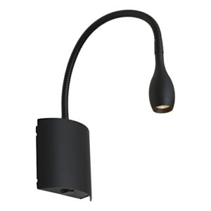 Cougar Lighting Lund LED Wall Light in Black COU-LUND1WLEDBLK