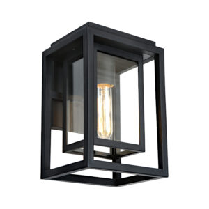Cougar Lighting Luton 1LT Wall Light in Black COU-LUTO1EBLK