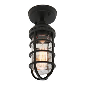 Cougar Lighting Newport Wall Light in Black COU-NEWP1UBLK