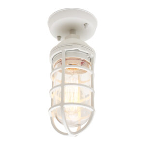 Cougar Lighting Newport Wall Light in White COU-NEWP1UWHT
