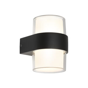 Cougar Lighting Otara Wall Light in Black COU-OTAR2EBLK