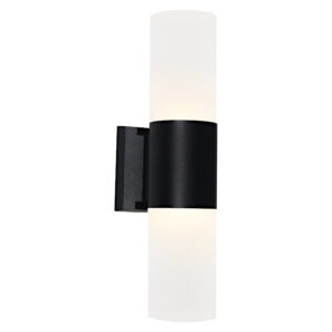 Cougar Lighting Ottawa Wall Light in Black COU-OTTA2EBLK