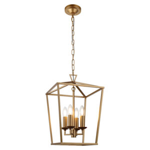Cougar Lighting Perigan 4LT Pendant Light in Gold COU-PERI4PMG
