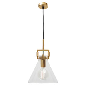 Cougar Lighting Pierre 1LT Pendant Light in Gold COU-PIER1PGLD