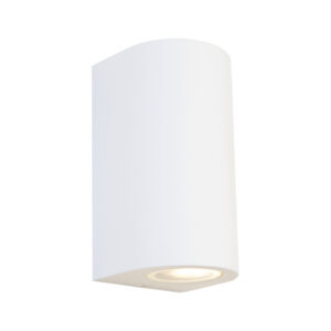Cougar Lighting Porta 2LT Wall Light in White COU-PORT2EWHT