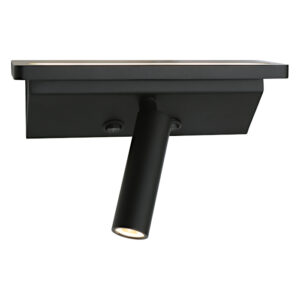Cougar Lighting Scania 2LT Wall Light in Black COU-SCAN2WLEDBLK