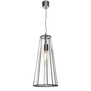 Cougar Lighting Zara 1LT Pendant Light in Chrome COU-ZARA1PCH