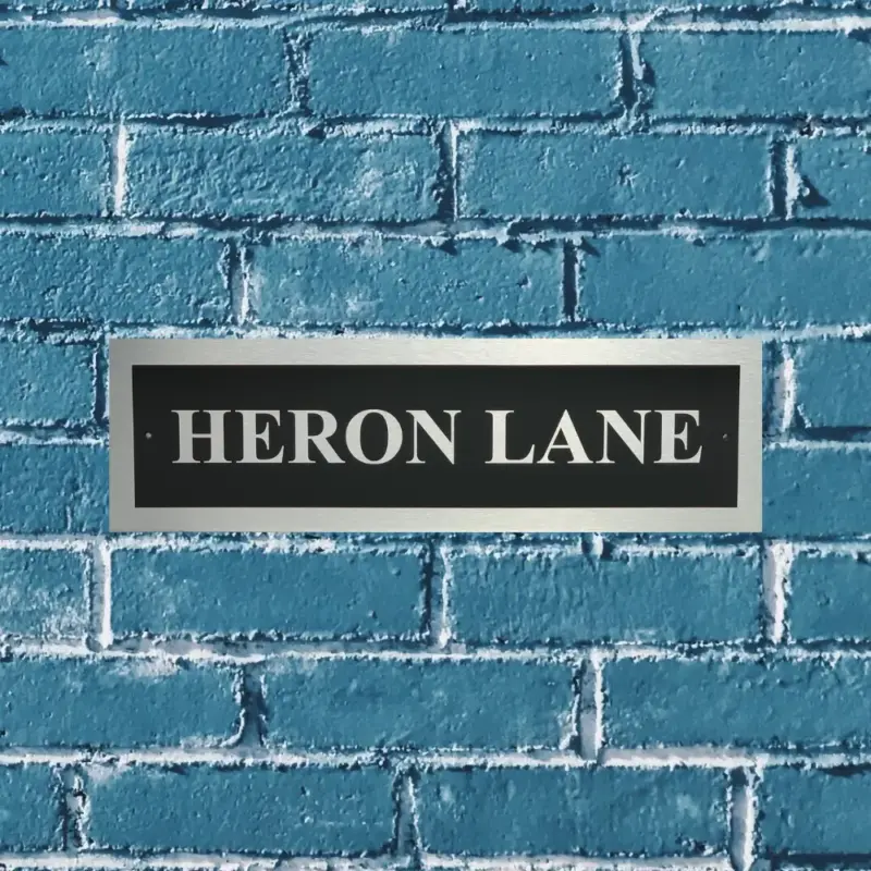 Sign Artist Aluminium House Signs
