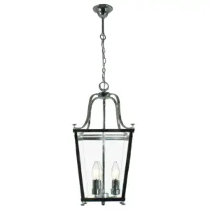 Lighting Inspirations Montana Small 3 Light Lantern Chrome LOI1000335