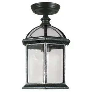 Lighting Inspirations Station Outdoor Under Eave Antique Black LOI1000363