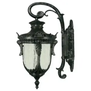 Lighting Inspirations Wellington Large Outdoor Wall Light Antique Black LOI1000582