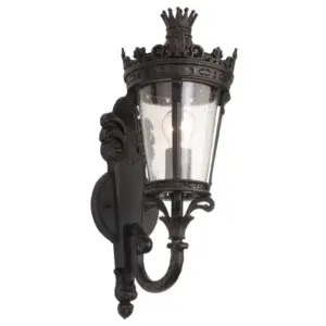 Lighting Inspirations Crown Small Outdoor Wall Light Antique Bronze LOI1000831