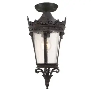 Lighting Inspirations Crown Small Outdoor Under Eave Antique Bronze LOI1000839