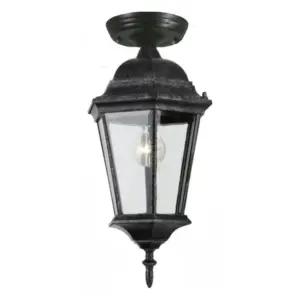 Lighting Inspirations Junction Small Outdoor Under Eave Antique Black LOI1001242