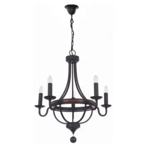 Lighting Inspirations Lakewood 5 Light Pendant Bronze LOI1001294
