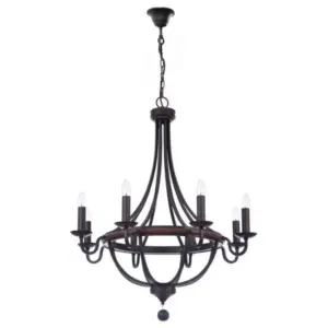 Lighting Inspirations Lakewood 8 Light Pendant Bronze LOI1001295