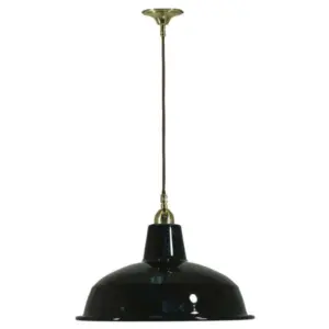 Lighting Inspirations Warehouse 420mm Black On Cloth Cord Susp Pb LOI3000108A
