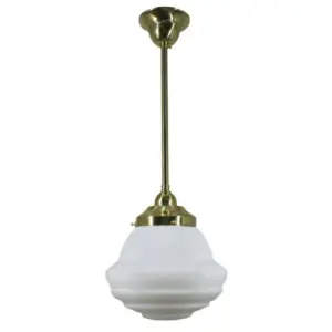Lighting Inspirations Parkville Opal Matte on Rod Set 1/2 x 1/2m Polished Brass LOI3000265A