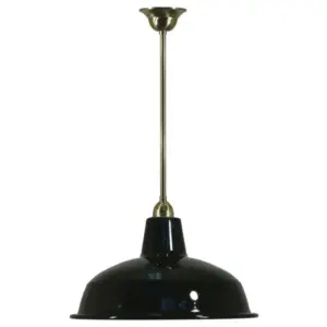 Lighting Inspirations Warehouse 300mm Black On Rod Set 1/2 1/2Mt Pb LOI3000275A