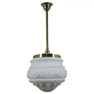Lighting Inspirations Premier 12 Opal Matte on Rod Set 3/4 x 1/2m Polished Brass LOI3000280A