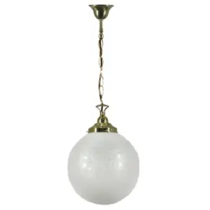 Lighting Inspirations Sheffield 10 on Single Chain Suspenson Polished Brass LOI3001191A