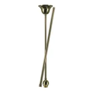 Lighting Inspirations Rod Set 1/2 x 1m (2pc) Polished Brass LOI3006088