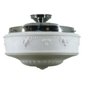 Lighting Inspirations Senator 14 Opal Matte Batten Fix Chrome LOI3010015A