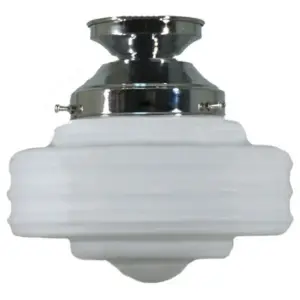 Lighting Inspirations Detroit 8 Opal Matte Batten Fix Chrome LOI3010030A