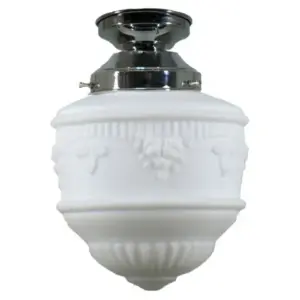 Lighting Inspirations Senator 8 Opal Matte Batten Fix Chrome LOI3010034A