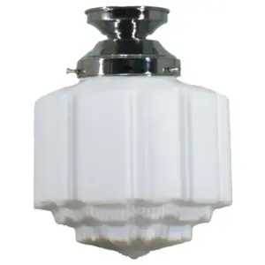 Lighting Inspirations St Kilda 8 Opal Matte Batten Fix Chrome LOI3010037A