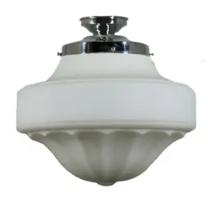 Lighting Inspirations Derby 13 Opal Matte Batten Fix Chrome LOI3010043A