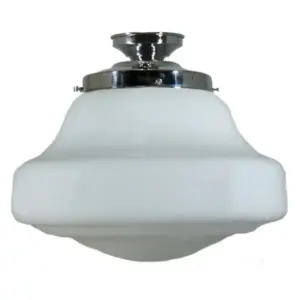 Lighting Inspirations Lincoln Opal Matte Batten Fix Chrome LOI3010046A