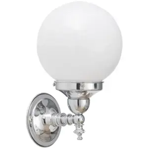 Lighting Inspirations Koscina Wall Light Chrome with 6 Sphere Opal Gloss LOI3010105A