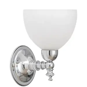 Lighting Inspirations Koscina Wall Light Chrome with Decatron Opal Matte LOI3010108A