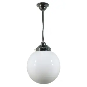 Lighting Inspirations Sphere 10 Opal Gloss on Rod Set 1/2 x 1/2m Chrome LOI3010170A