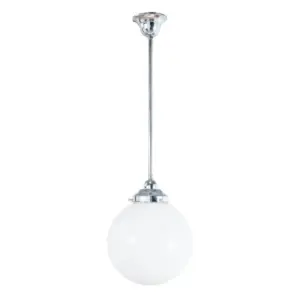 Lighting Inspirations Sphere 8 Opal Gloss on Rod Set 1/2 x 1/2m Chrome LOI3010178A