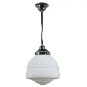Lighting Inspirations Domec Opal Matte on Rod Set 1/2 x 1/2m Chrome LOI3010192A