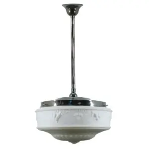 Lighting Inspirations Senator 14 Opal Matte on Rod Set 3/4 x 1/2m Chrome LOI3010198A