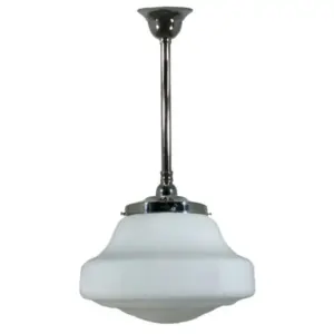 Lighting Inspirations Lincoln Opal Matte on Rod Set 3/4 x 1/2m Chrome LOI3010202A