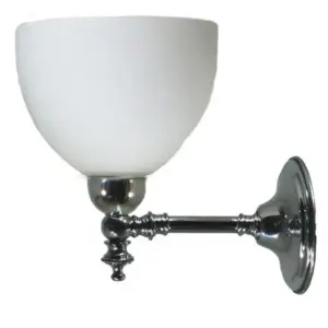 Lighting Inspirations Waubra Wall Light Chrome with Decatron Opal Matte LOI3010217A