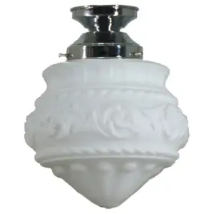 Lighting Inspirations Premier 8 Opal Matte Batten Fix Chrome LOI3010229A