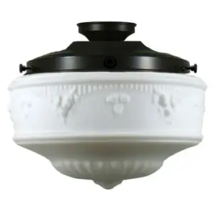 Lighting Inspirations Senator 14 Opal Matte Batten Fix Patina LOI3020009A